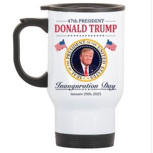 Donald Trump 4th President Inauguration Day Stainless Steel Travel Mug