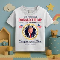 Donald Trump 4th President Inauguration Day Toddler T-Shirt