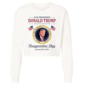 Donald Trump 4th President Inauguration Day Cropped Pullover Crew