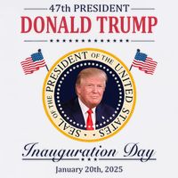 Donald Trump 4th President Inauguration Day Womens T-Shirt