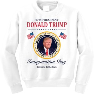 Donald Trump 4th President Inauguration Day Kids Sweatshirt