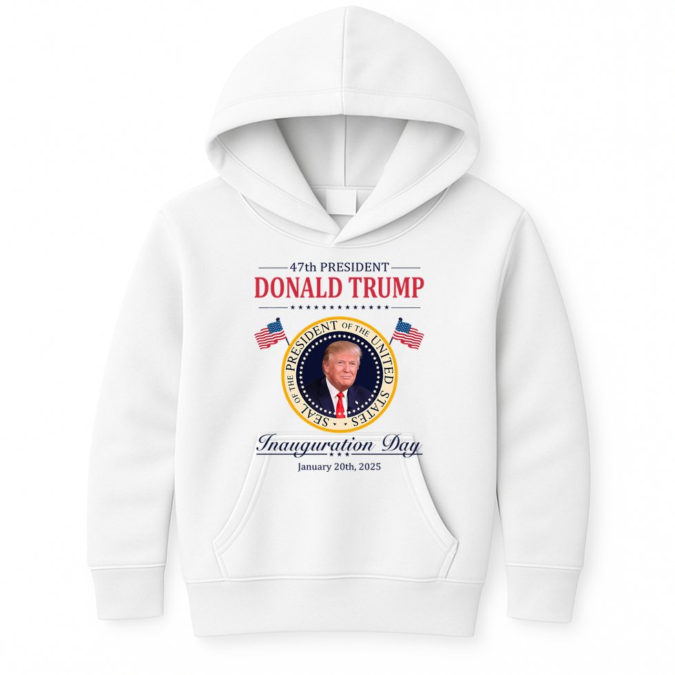 Donald Trump 4th President Inauguration Day Kids Hoodie