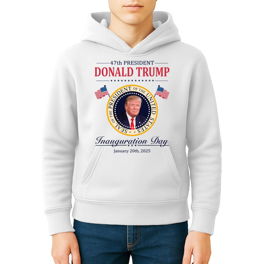 Donald Trump 4th President Inauguration Day Kids Hoodie