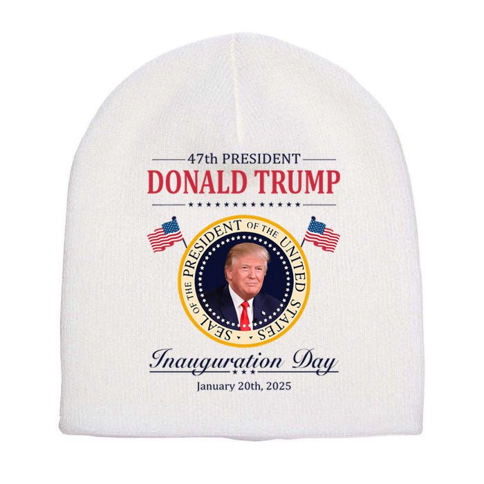 Donald Trump 4th President Inauguration Day Short Acrylic Beanie