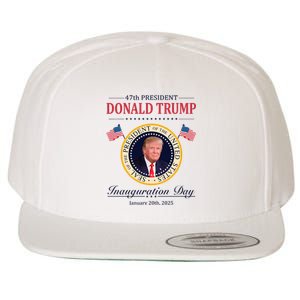 Donald Trump 4th President Inauguration Day Wool Snapback Cap