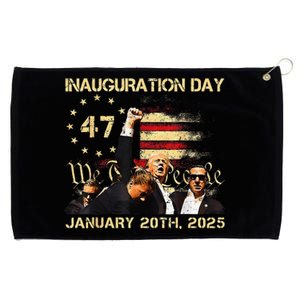 Donald Trump 47th President Inauguration Day 2025 Grommeted Golf Towel