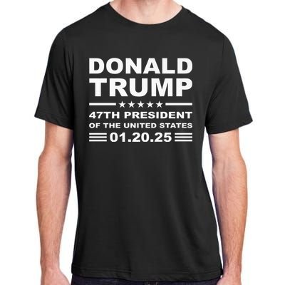 Donald Trump 47th President 2025 Inauguration Usa Patriotic Adult ChromaSoft Performance T-Shirt