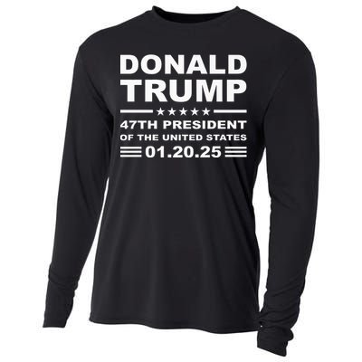 Donald Trump 47th President 2025 Inauguration Usa Patriotic Cooling Performance Long Sleeve Crew