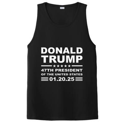 Donald Trump 47th President 2025 Inauguration Usa Patriotic PosiCharge Competitor Tank