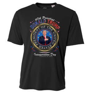 Donald Trump 47th President Inauguration 2025 Supporters Cooling Performance Crew T-Shirt