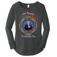 Donald Trump 47th President Inauguration 2025 Supporters Women's Perfect Tri Tunic Long Sleeve Shirt