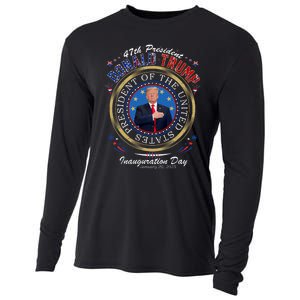 Donald Trump 47th President Inauguration 2025 Supporters Cooling Performance Long Sleeve Crew