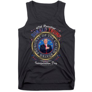 Donald Trump 47th President Inauguration 2025 Supporters Tank Top