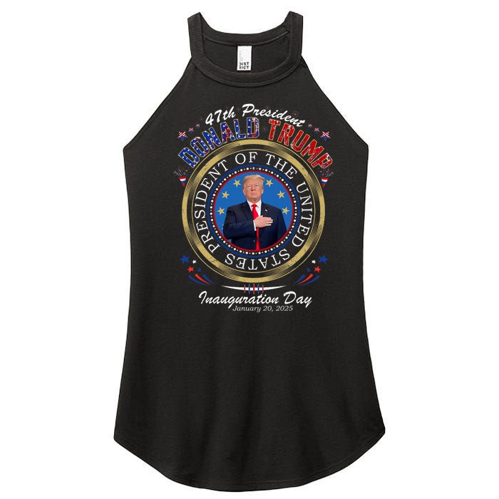 Donald Trump 47th President Inauguration 2025 Supporters Women's Perfect Tri Rocker Tank