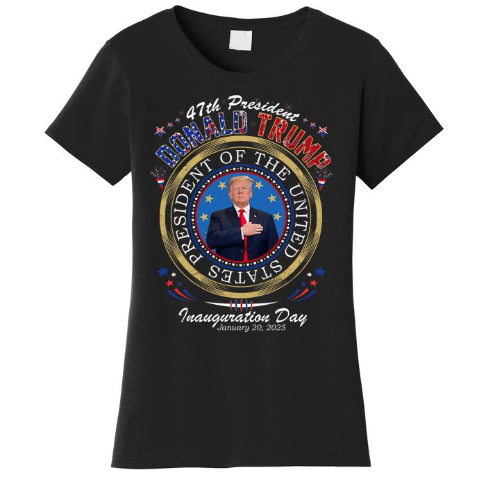 Donald Trump 47th President Inauguration 2025 Supporters Women's T-Shirt