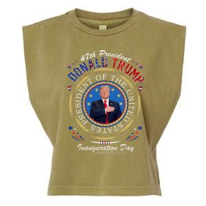 Donald Trump 47th President Inauguration 2025 Supporters Garment-Dyed Women's Muscle Tee