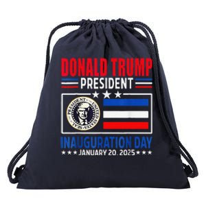 Donald Trump 47th President Inauguration Day January 20 2025 Drawstring Bag