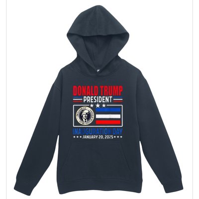 Donald Trump 47th President Inauguration Day January 20 2025 Urban Pullover Hoodie