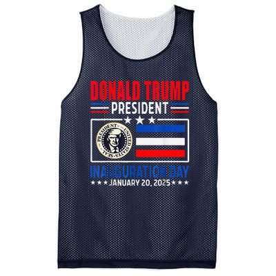 Donald Trump 47th President Inauguration Day January 20 2025 Mesh Reversible Basketball Jersey Tank