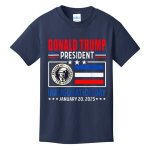 Donald Trump 47th President Inauguration Day January 20 2025 Kids T-Shirt