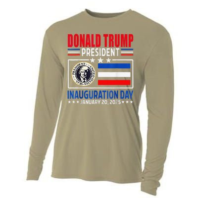 Donald Trump 47th President Inauguration Day January 20 2025 Cooling Performance Long Sleeve Crew