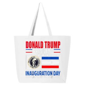 Donald Trump 47th President Inauguration Day January 20 2025 25L Jumbo Tote