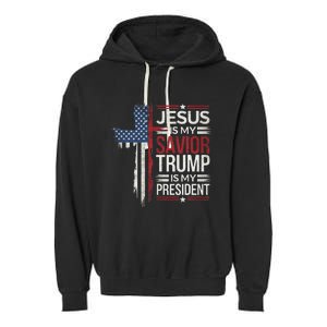 Donald Trump 47th President Inauguration Day 2025 Fans Garment-Dyed Fleece Hoodie