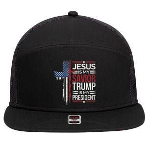 Donald Trump 47th President Inauguration Day 2025 Fans 7 Panel Mesh Trucker Snapback Hat