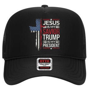 Donald Trump 47th President Inauguration Day 2025 Fans High Crown Mesh Back Trucker Hat