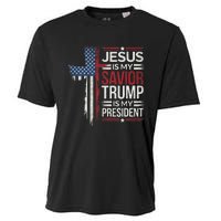 Donald Trump 47th President Inauguration Day 2025 Fans Cooling Performance Crew T-Shirt