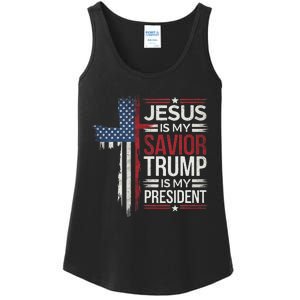 Donald Trump 47th President Inauguration Day 2025 Fans Ladies Essential Tank