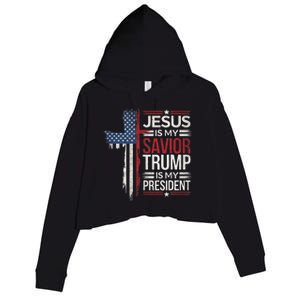 Donald Trump 47th President Inauguration Day 2025 Fans Crop Fleece Hoodie