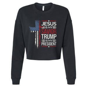 Donald Trump 47th President Inauguration Day 2025 Fans Cropped Pullover Crew