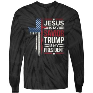 Donald Trump 47th President Inauguration Day 2025 Fans Tie-Dye Long Sleeve Shirt