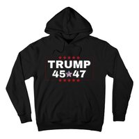 Donald Trump 45 47th Us President Maga Won Election 2024 Hoodie