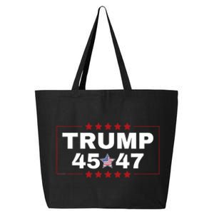 Donald Trump 45 47th Us President Maga Won Election 2024 25L Jumbo Tote