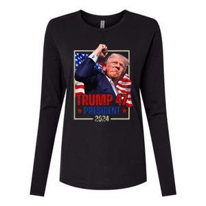 Donald Trump 47 President 2024 Trump Inauguration Day Womens Cotton Relaxed Long Sleeve T-Shirt