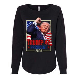 Donald Trump 47 President 2024 Trump Inauguration Day Womens California Wash Sweatshirt