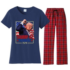 Donald Trump 47 President 2024 Trump Inauguration Day Women's Flannel Pajama Set