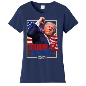 Donald Trump 47 President 2024 Trump Inauguration Day Women's T-Shirt