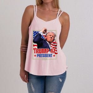 Donald Trump 47 President 2024 Trump Inauguration Day Women's Strappy Tank