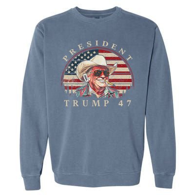 Donald Trump 47 Usa President 2024 Trump 47 President Garment-Dyed Sweatshirt