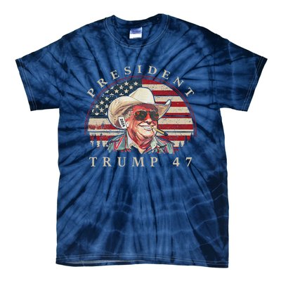 Donald Trump 47 Usa President 2024 Trump 47 President Tie-Dye T-Shirt