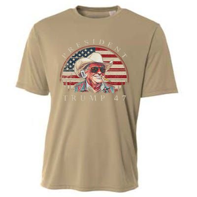 Donald Trump 47 Usa President 2024 Trump 47 President Cooling Performance Crew T-Shirt