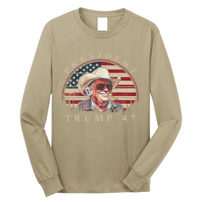 Donald Trump 47 Usa President 2024 Trump 47 President Long Sleeve Shirt