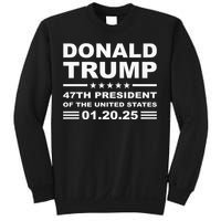 Donald Trump 47th President 2025 Inauguration Usa Patriotic Sweatshirt