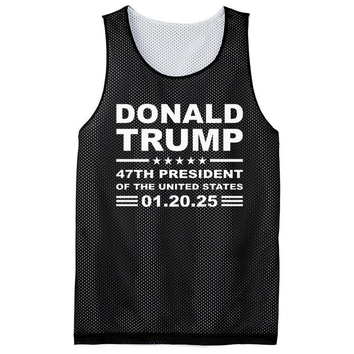 Donald Trump 47th President 2025 Inauguration Usa Patriotic Mesh Reversible Basketball Jersey Tank