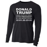 Donald Trump 47th President 2025 Inauguration Usa Patriotic Cooling Performance Long Sleeve Crew