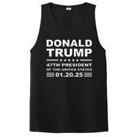 Donald Trump 47th President 2025 Inauguration Usa Patriotic PosiCharge Competitor Tank