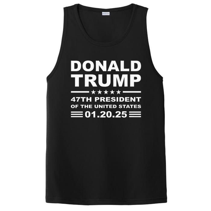 Donald Trump 47th President 2025 Inauguration Usa Patriotic PosiCharge Competitor Tank